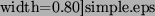 \includegraphics[%%
width=0.80\columnwidth]{simple.eps}