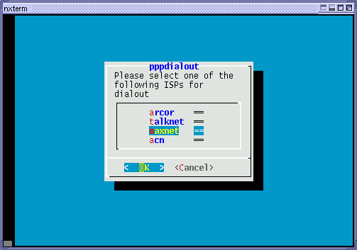 [pppdialout with dialog]