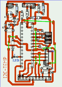 top view, position of components