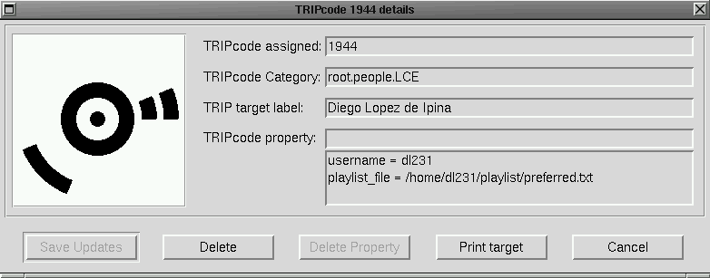 TRIPcode Modal Dialog